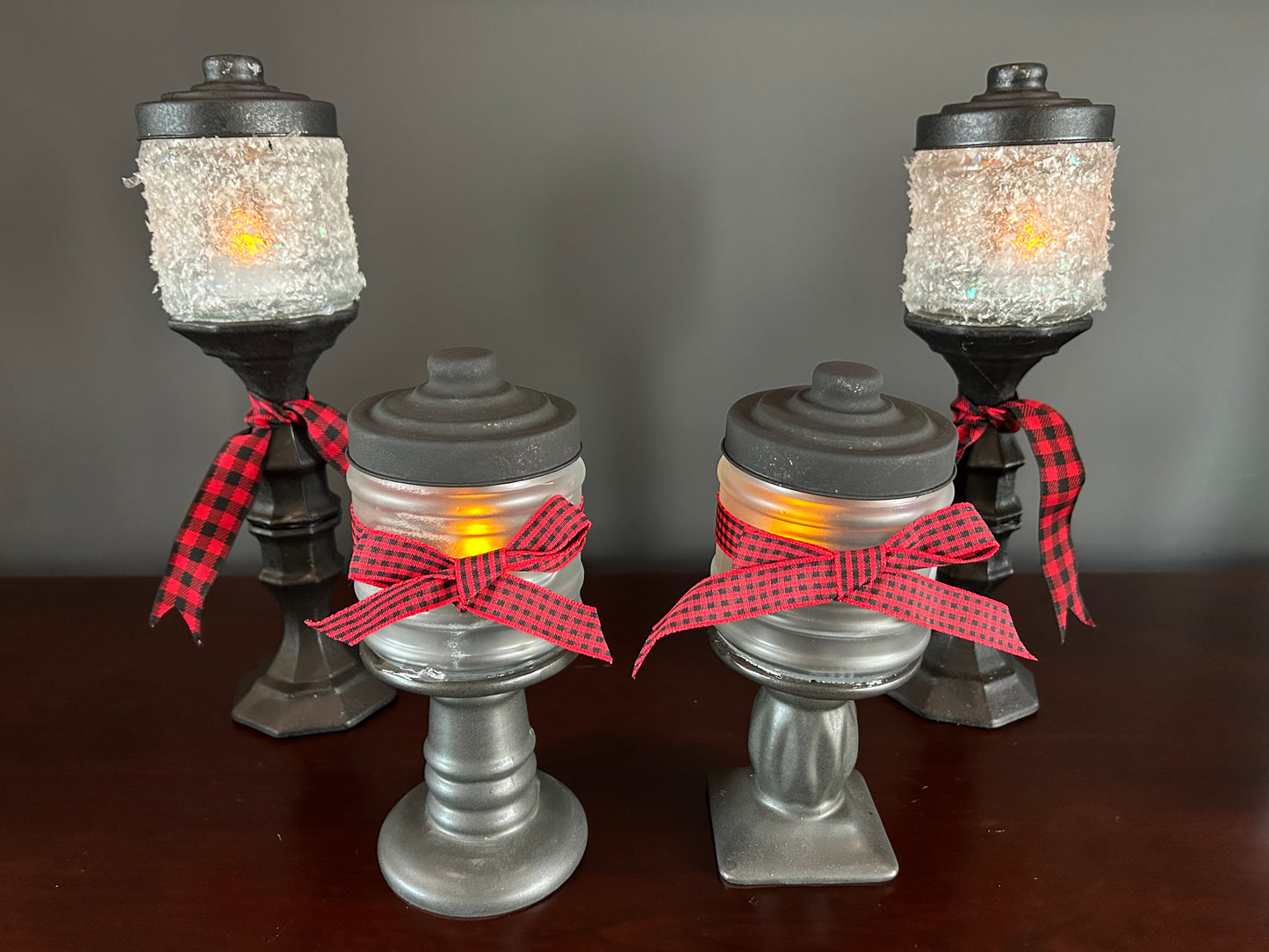 Lighted Candle Holders