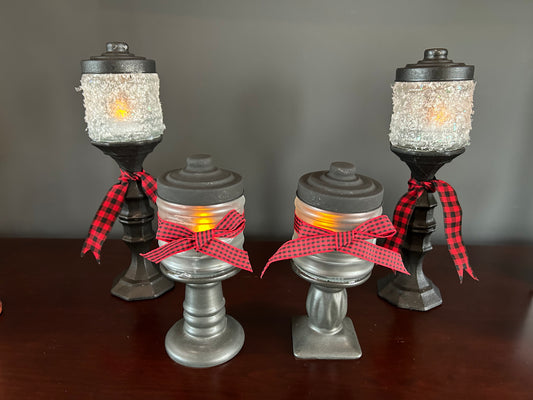 Lighted Candle Holders