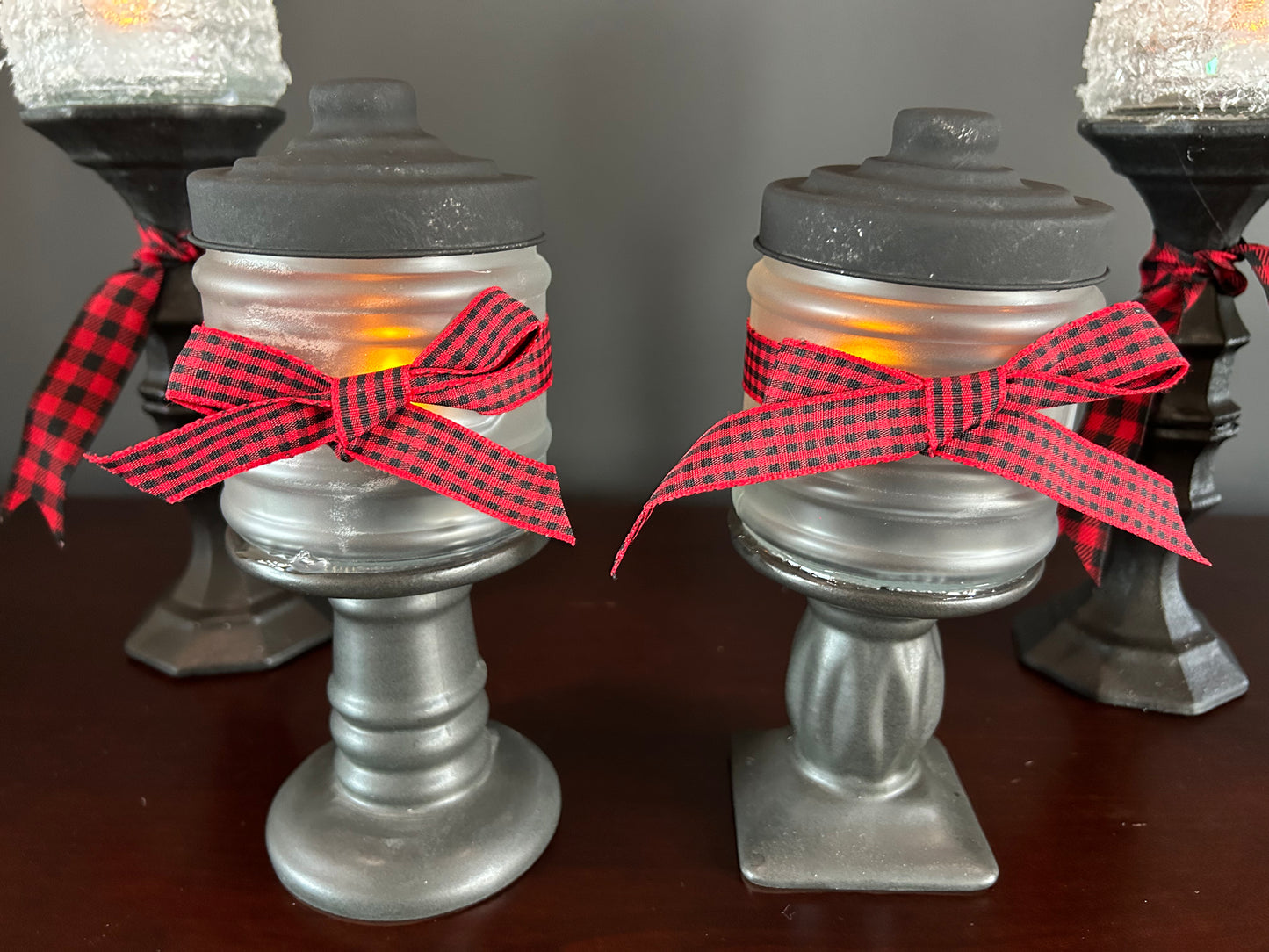 Lighted Candle Holders