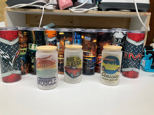 Car Themed Tumblers