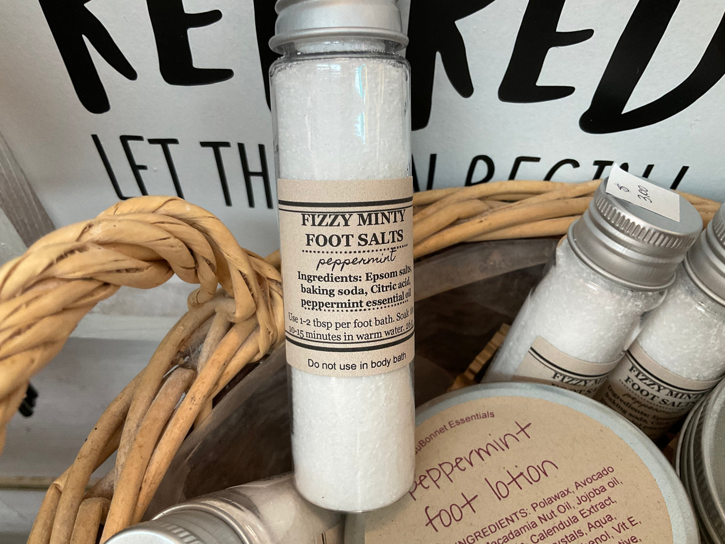 Fizzymint Foot Salts