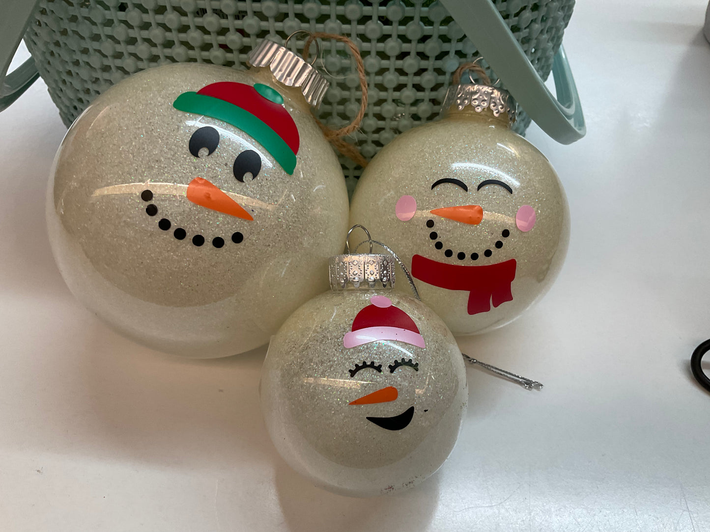 Snowman Ball Ornaments