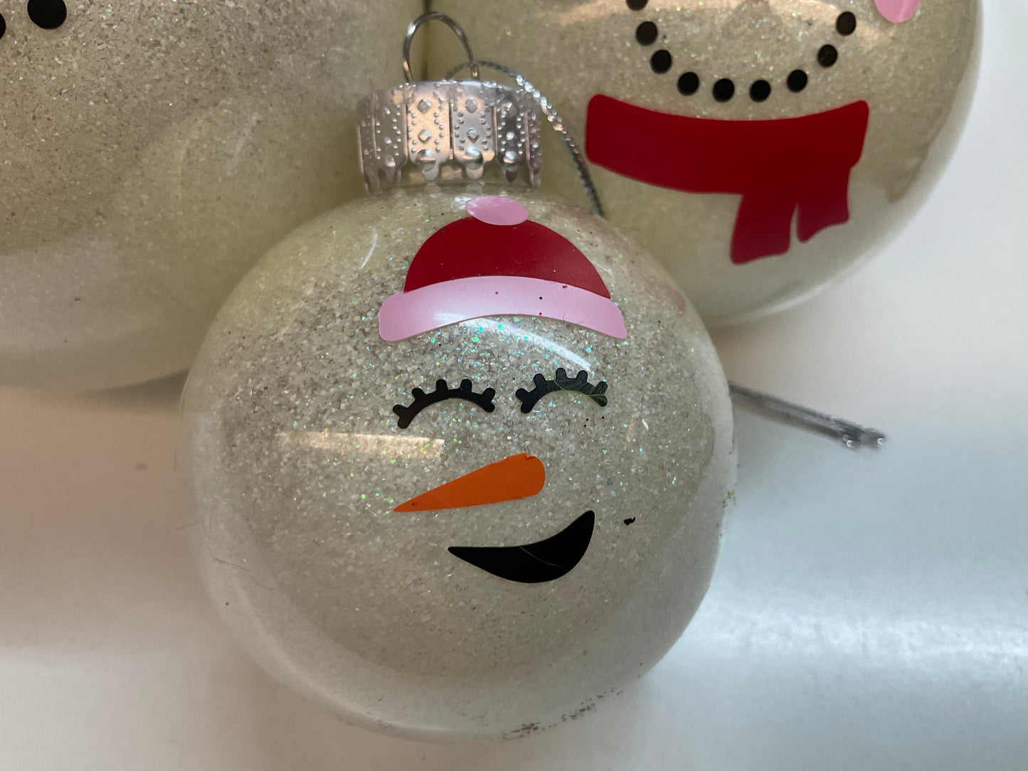 Snowman Ball Ornaments