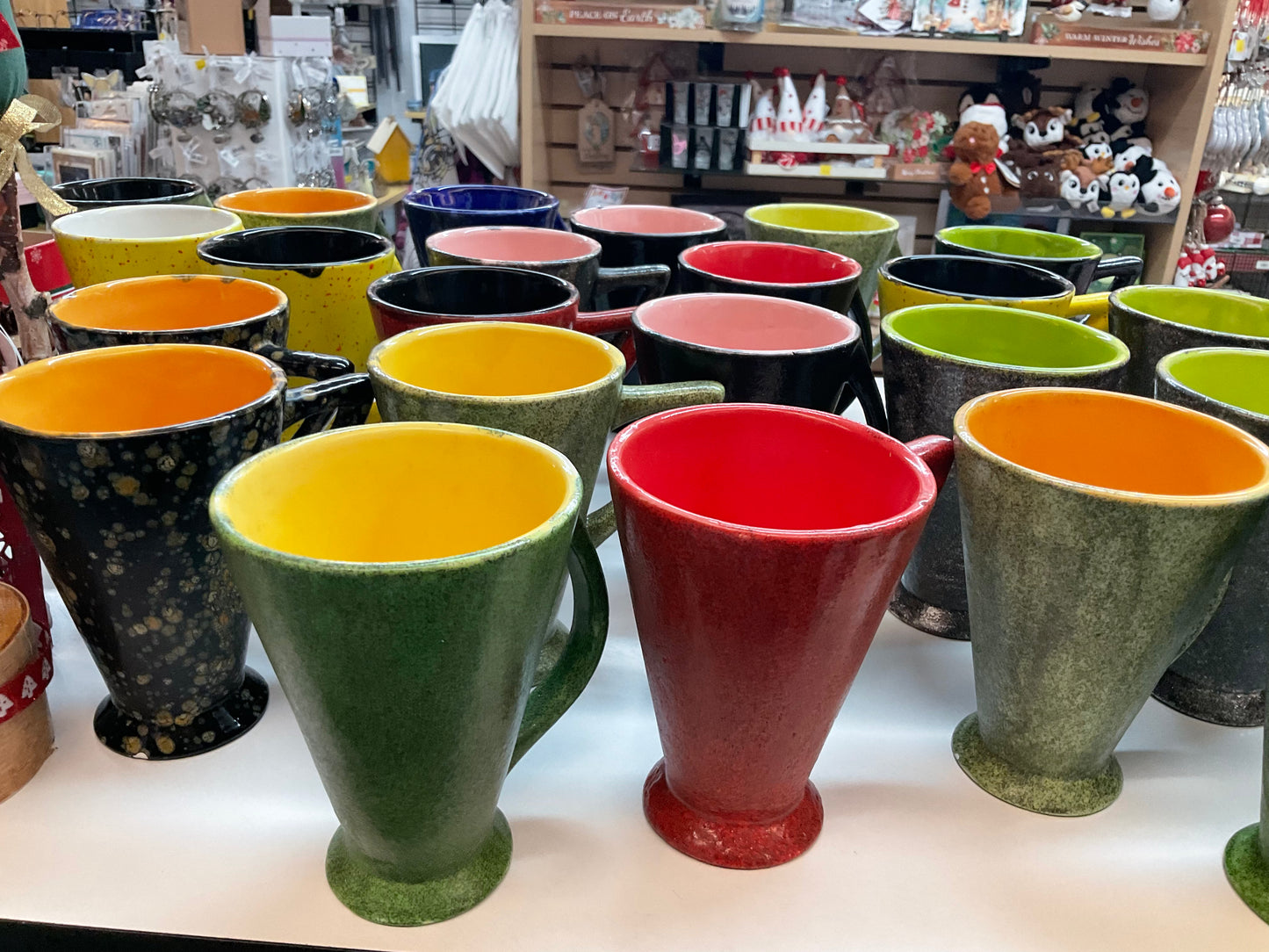 Handmade pottery mug