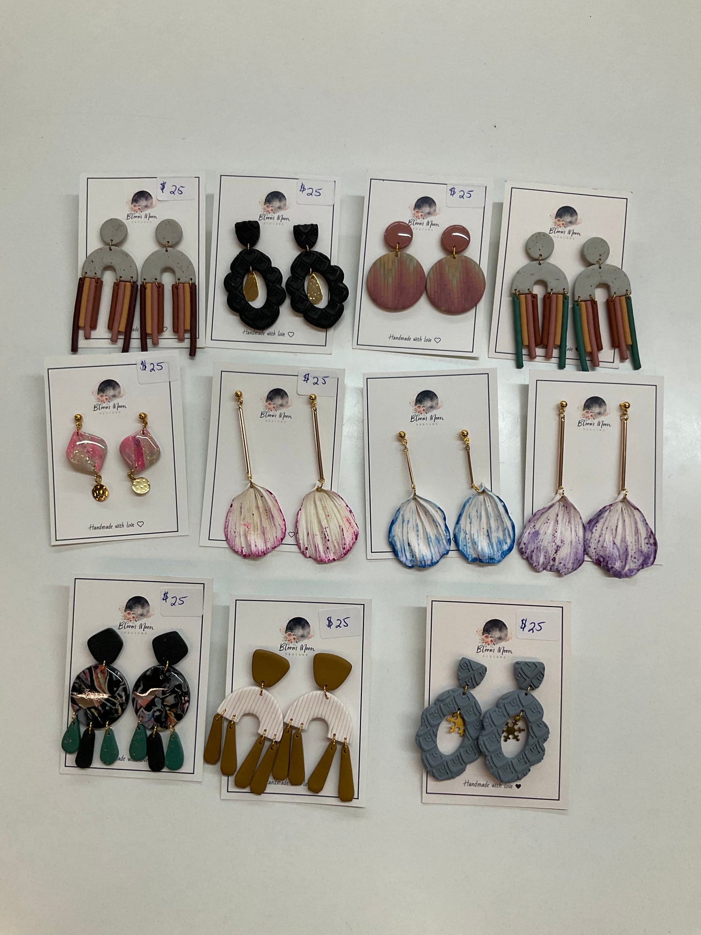 Earrings Bloom Moon Designs