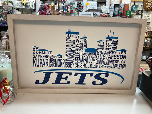 Skyline Winnipeg Jets Sign