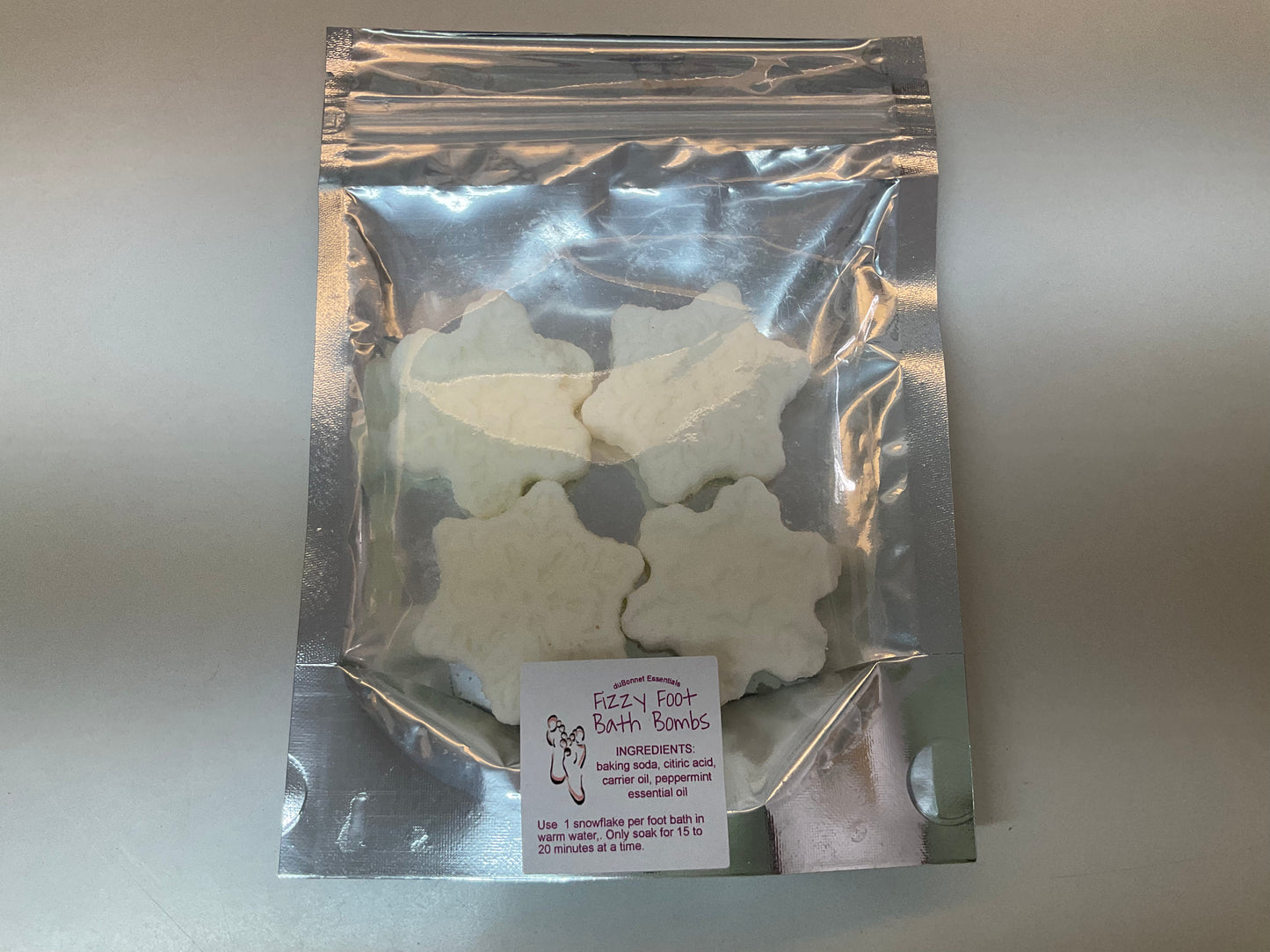 Fizzy Foot Bath Bombs