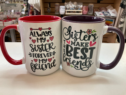 Sister Themed Mugs
