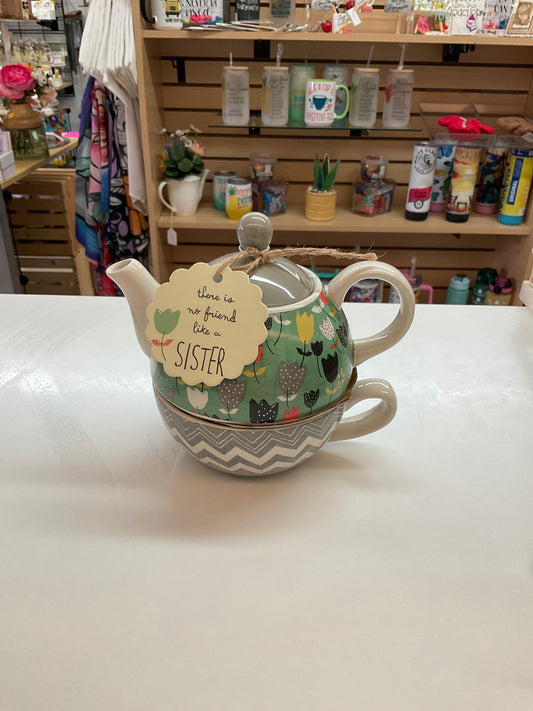 Sister Tea Pot/Cup