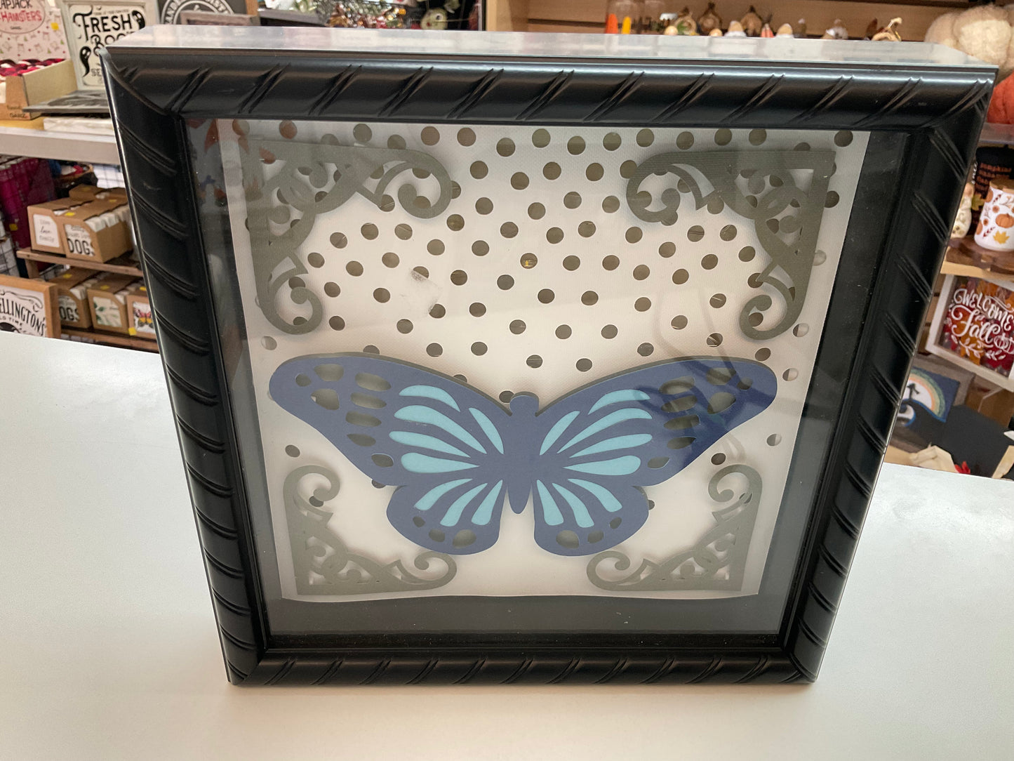 Light Up Butterfly Shadow Box