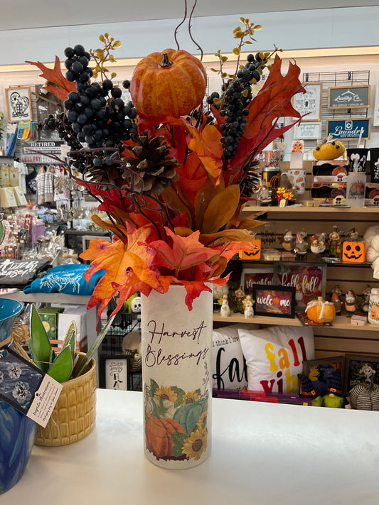 Autumn Flower Vase