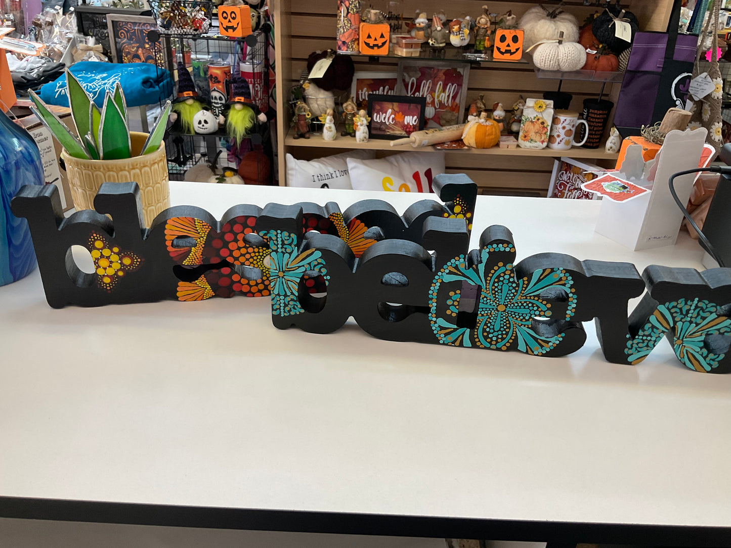Wooden Dot Signs