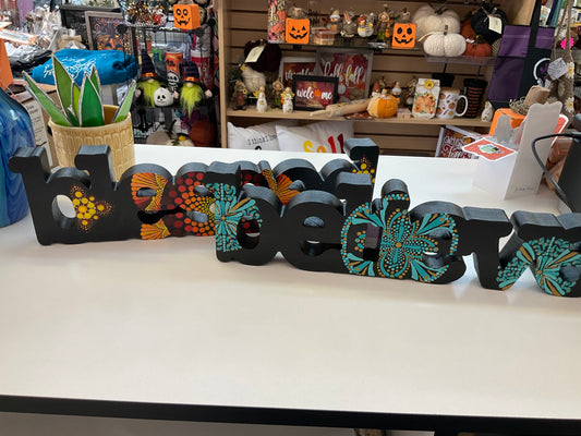 Wooden Dot Signs