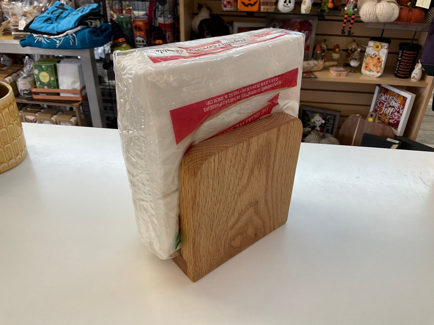 Napkin Holder Handmade Wood