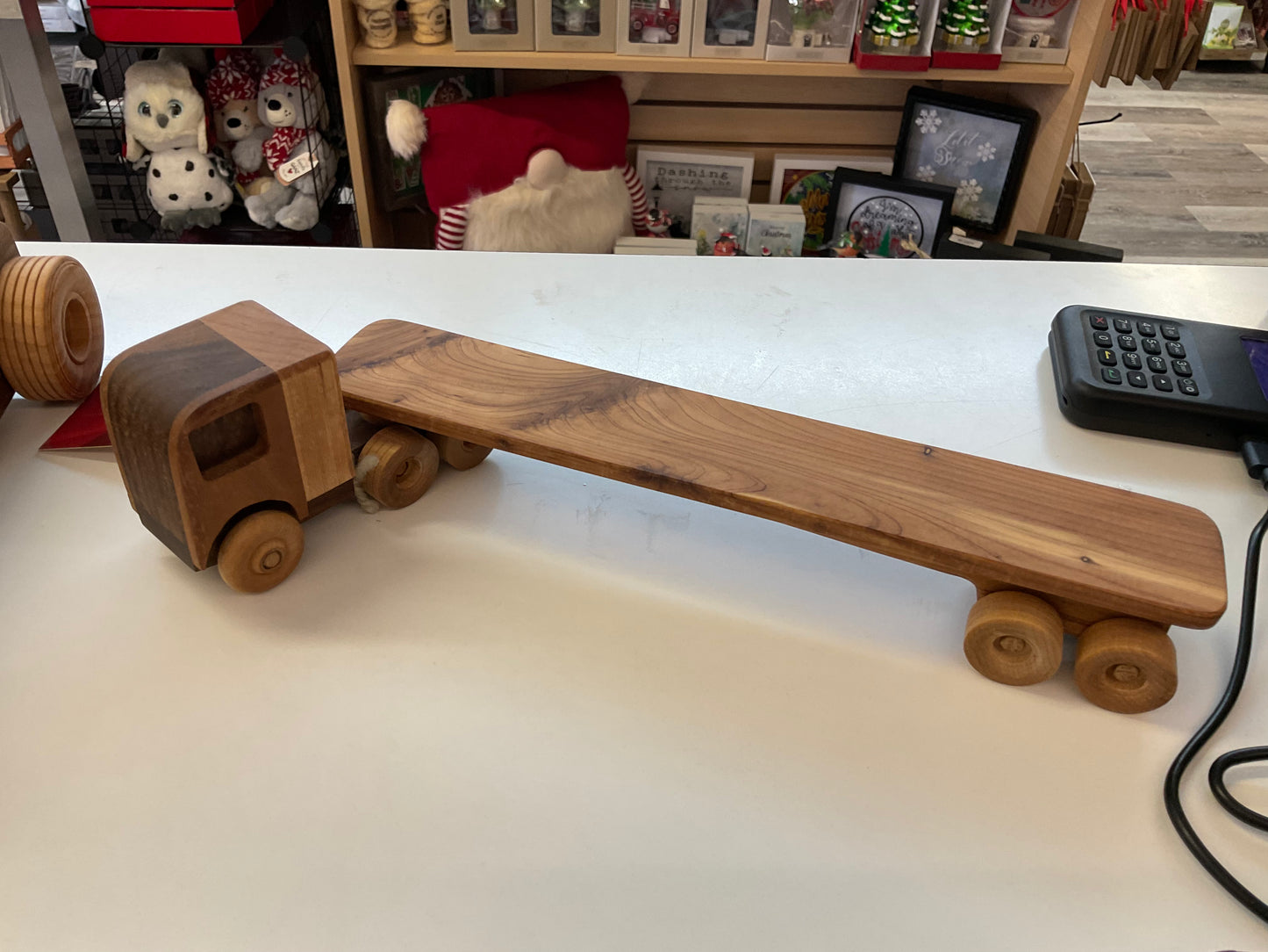 Handmade Wooden Truck with Trailer