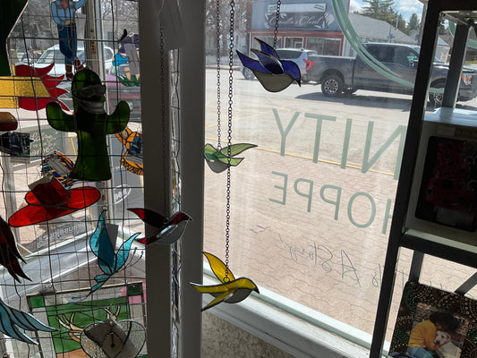 Bird Mobile - Stained Glass