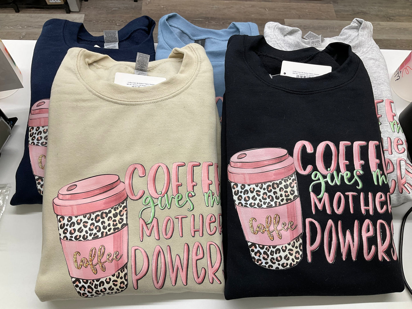 Coffee Gives Me Mother Powers Sweater