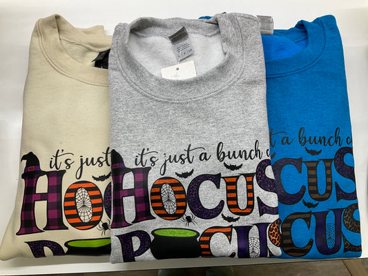 Just a Bunch of Hocus Pocus Crewneck Sweaters