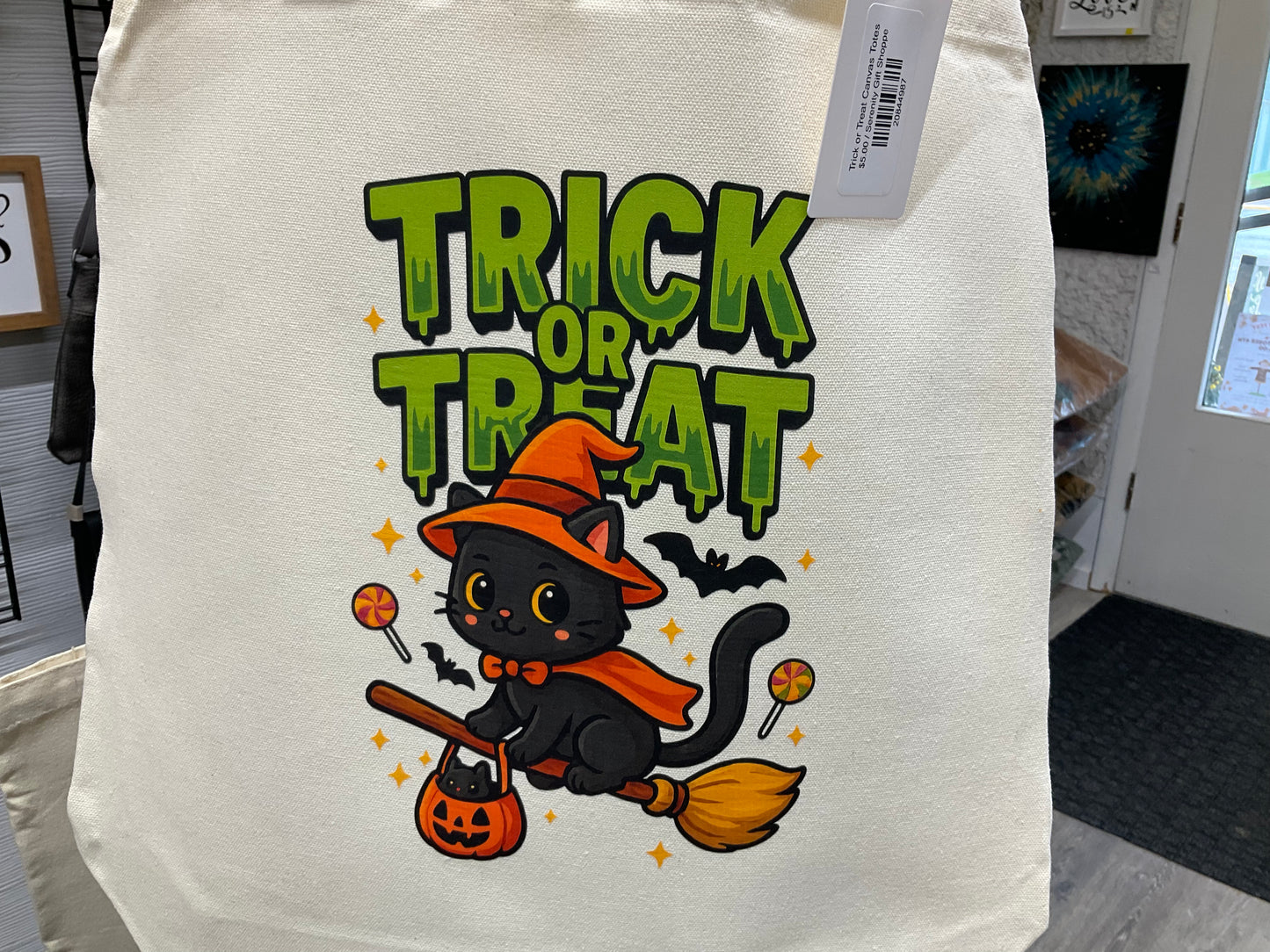 Trick or Treat Canvas Totes