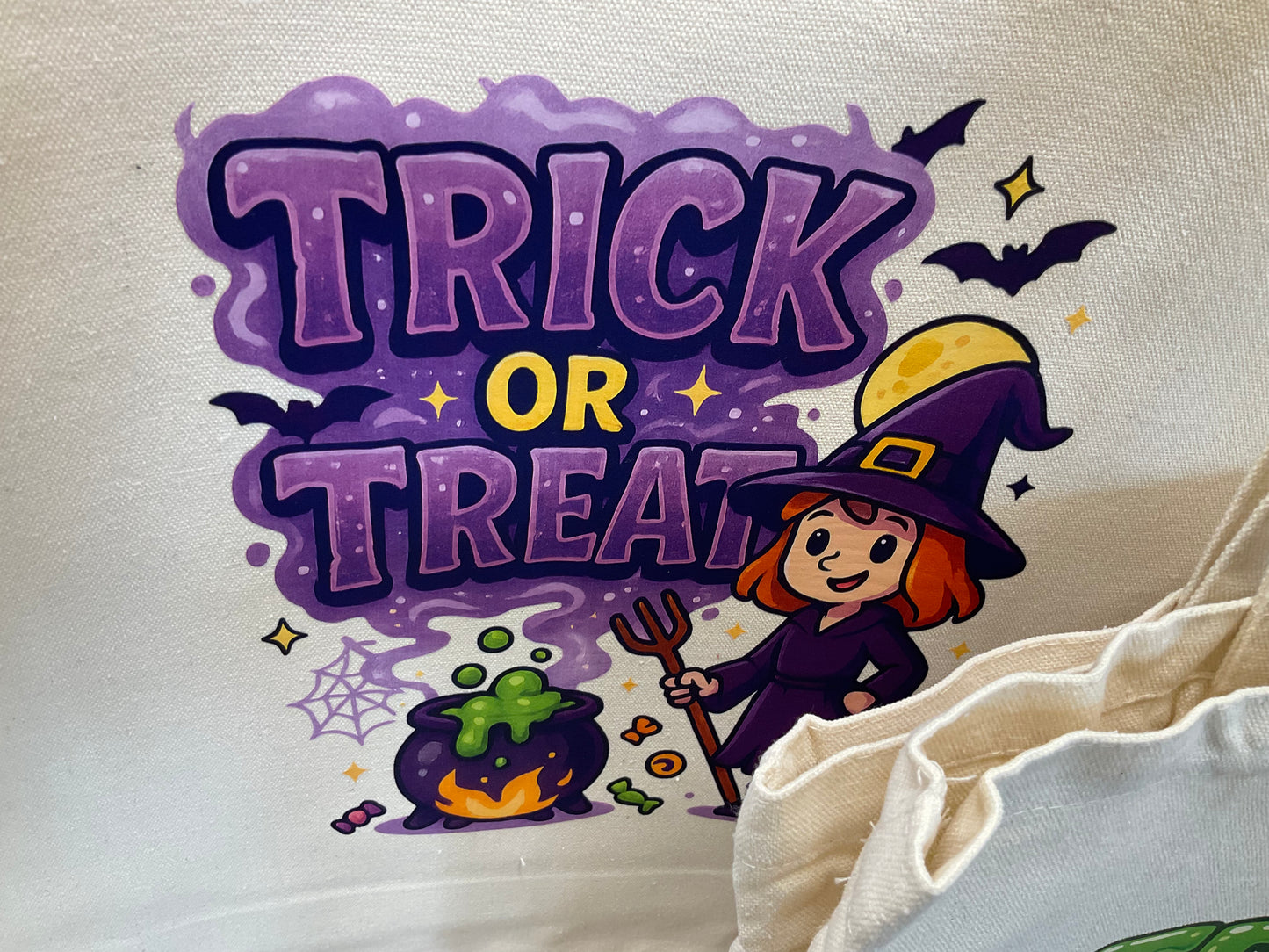 Trick or Treat Canvas Totes