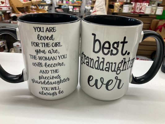 Granddaughter Themed Cups