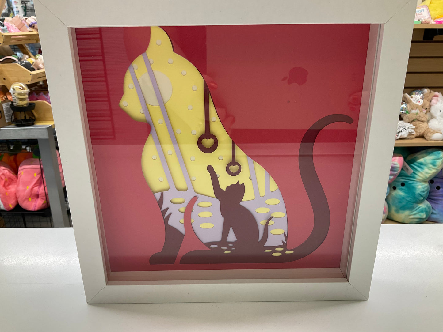 Memorial Cat Shadow Box