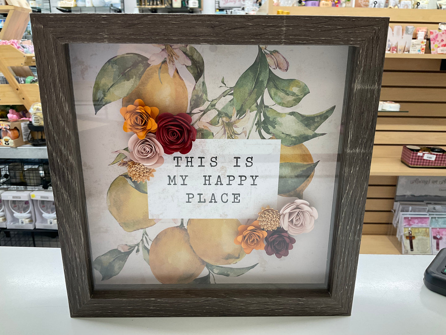 This Is My Happy Place Shadow Box
