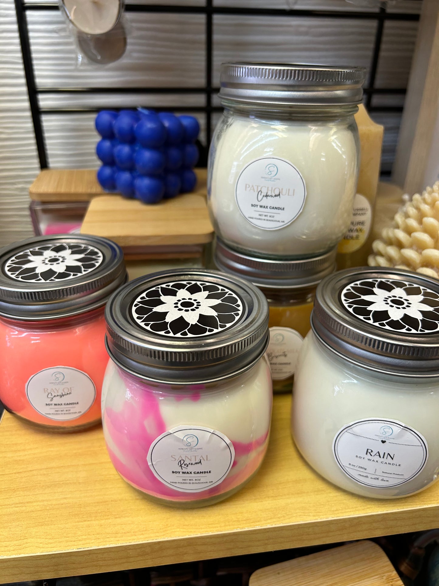 Scented Natural Soy Wax Candles
