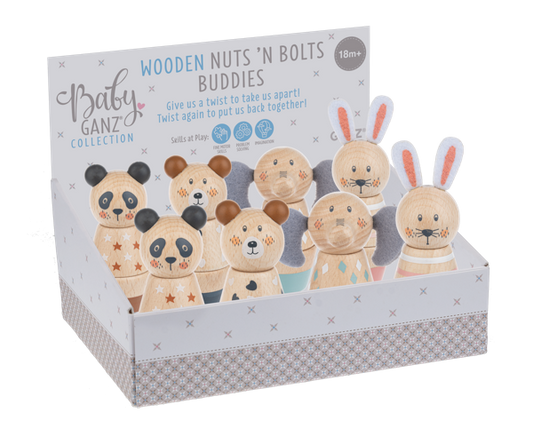 Wooden Nuts N Bolts Buddies