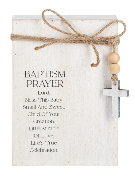 Wooden Baptism Message Blocks