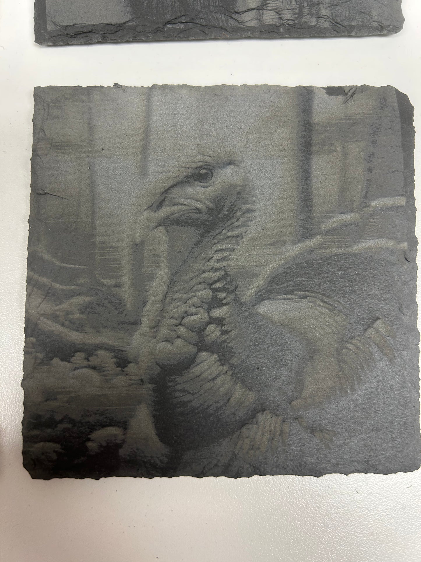 Slate Etched Coasters Set