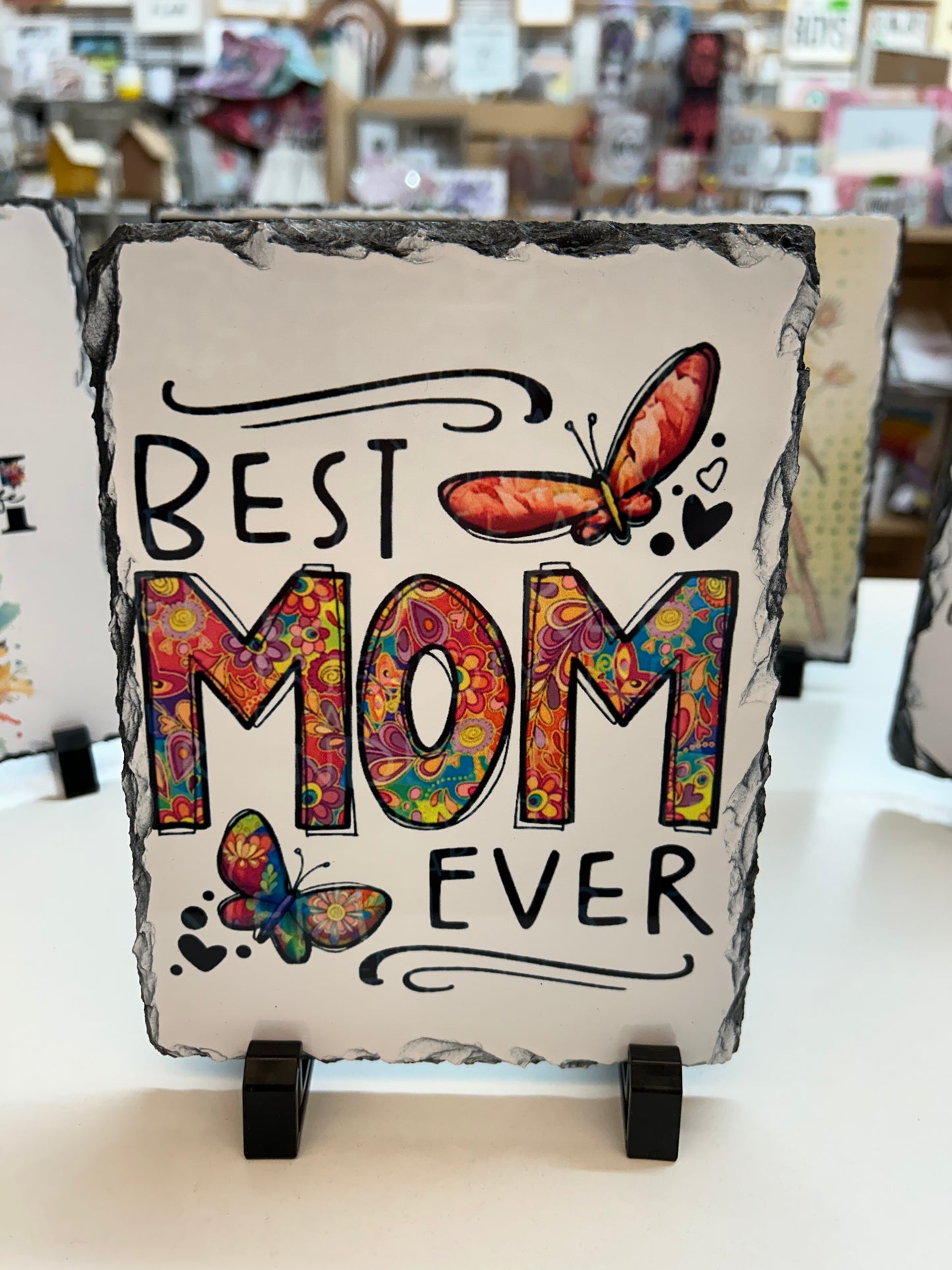 Mom Slate Rock Photo Frame