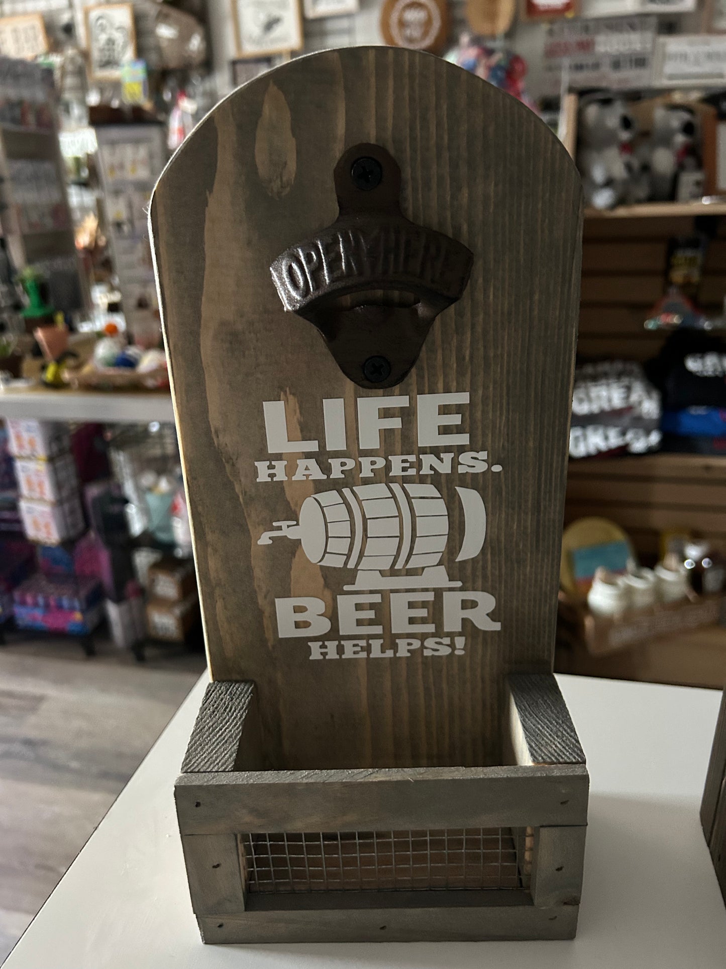 Bottle Cap Opener/Holder