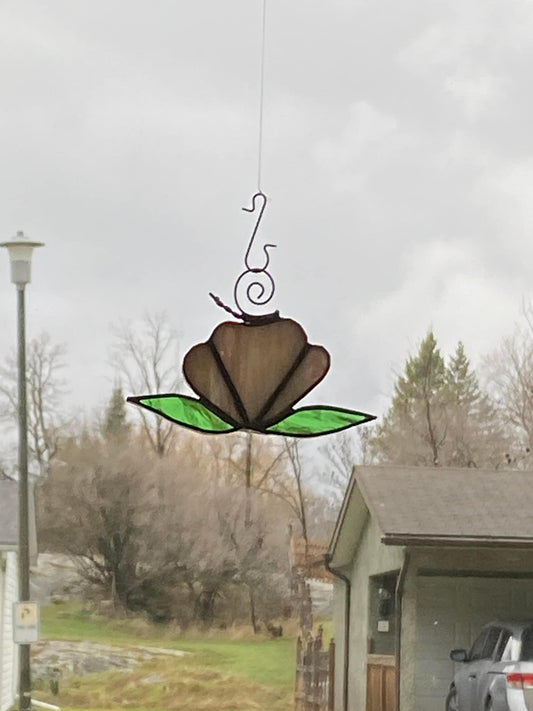 Heart Flower With a Snail