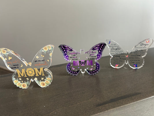 Butterfly Acrylic Plagues