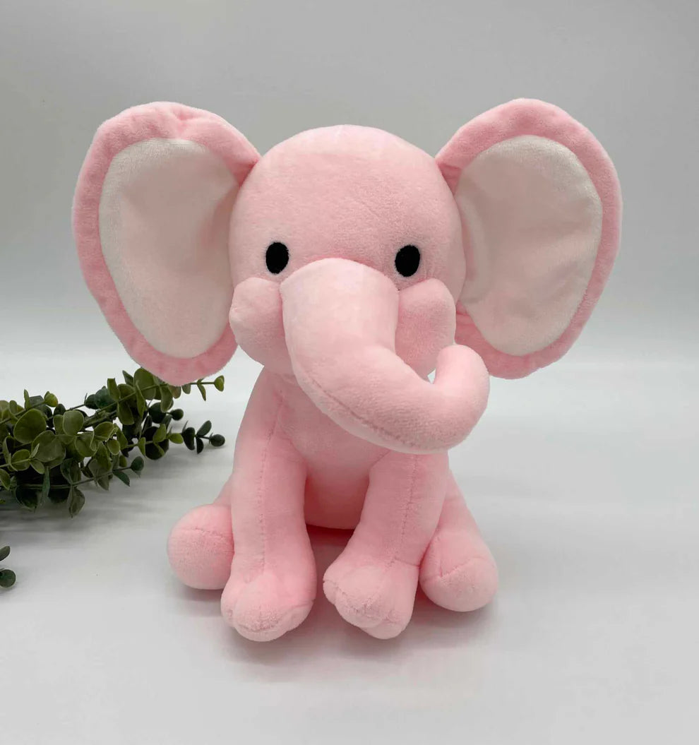 Personalized Stuffed Elephant