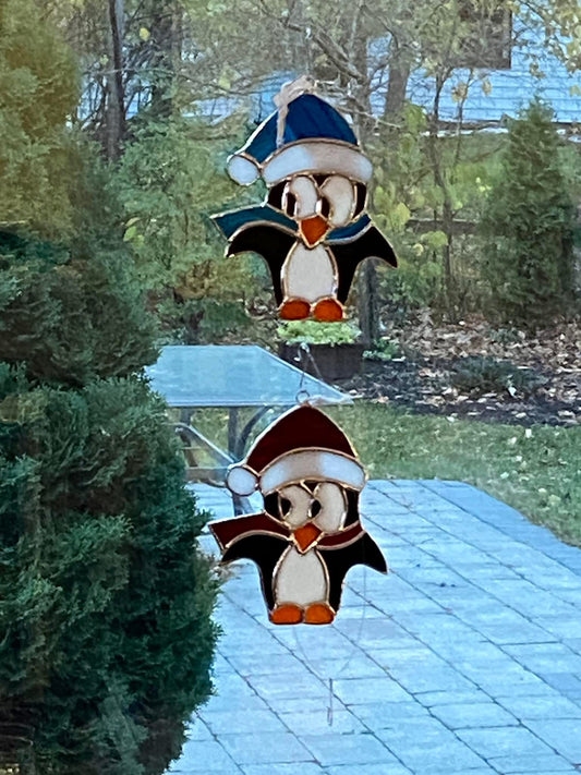 Penguins with Hats & Scarves