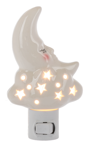 Moon with Clouds Night Light