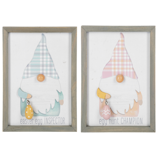 Easter Gnomes Wall Decor