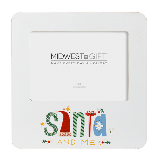 Santa and Me Frame