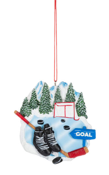 Hockey Goal Ornament