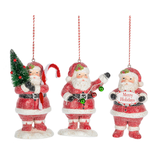 Santa Ornaments