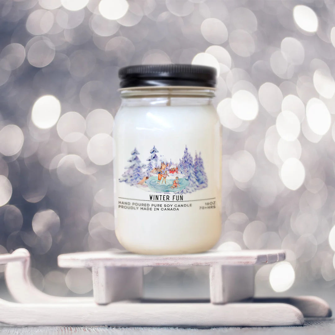 Serendipity Soy Wax Candles Winter Fun Collection