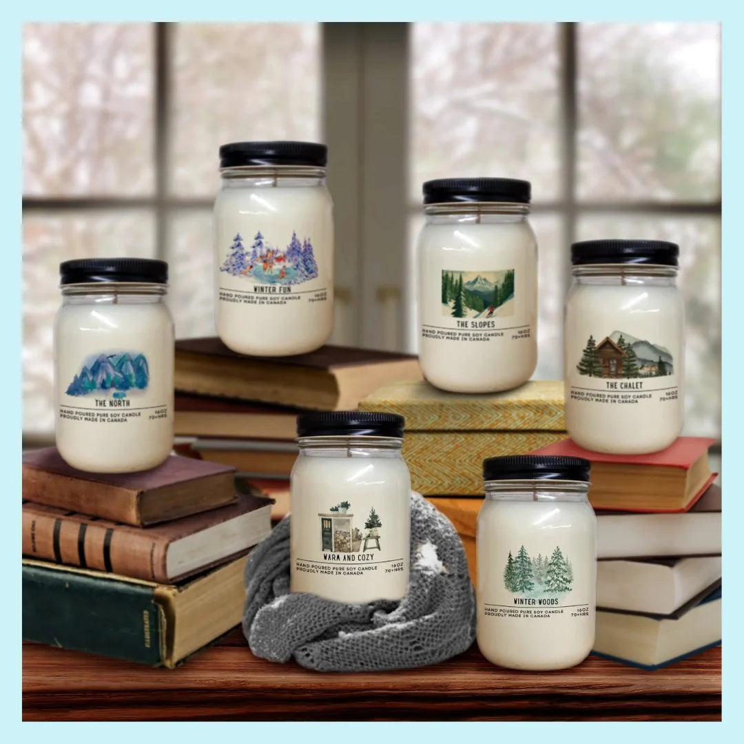 Serendipity Soy Wax Candles Winter Fun Collection
