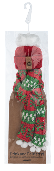 Wine Bottle Beanies and Scarves