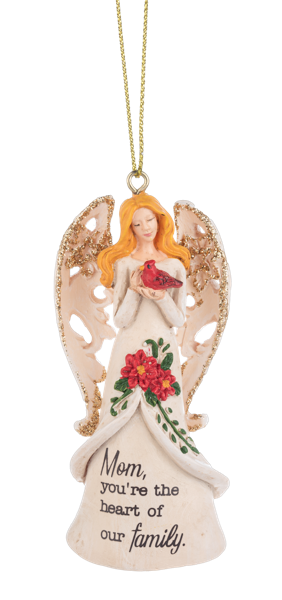 Ornament - Mom, you're the heart of our family