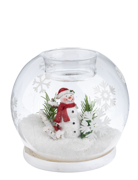 Montages Tealight Holder - Snowman