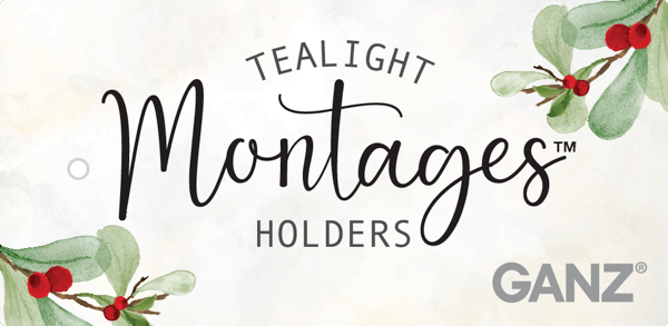 Montages Tealight Holder - Snowman