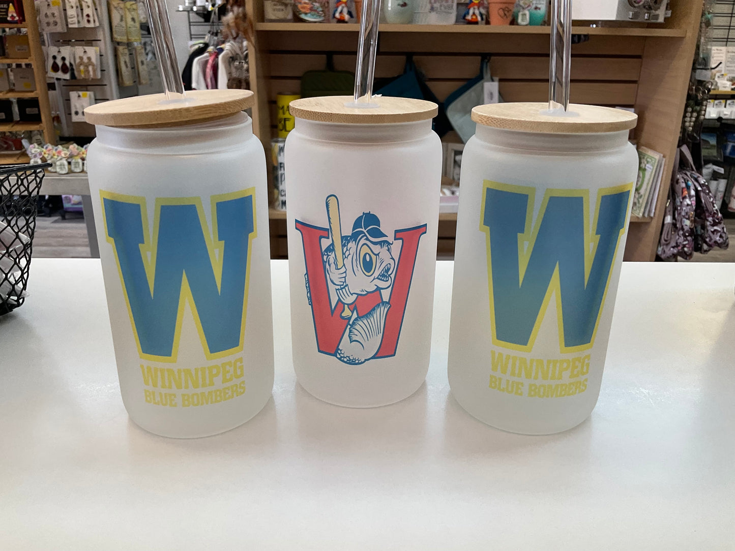 Winnipeg Sports Glass Tumblers
