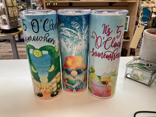 5 o’clock Somewhere Tumblers